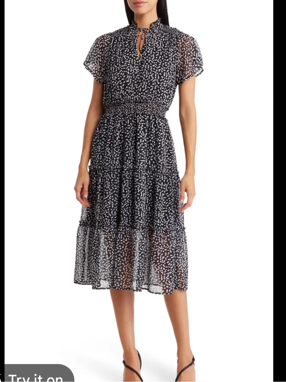 Melrose and Market Tiered Midi Dress